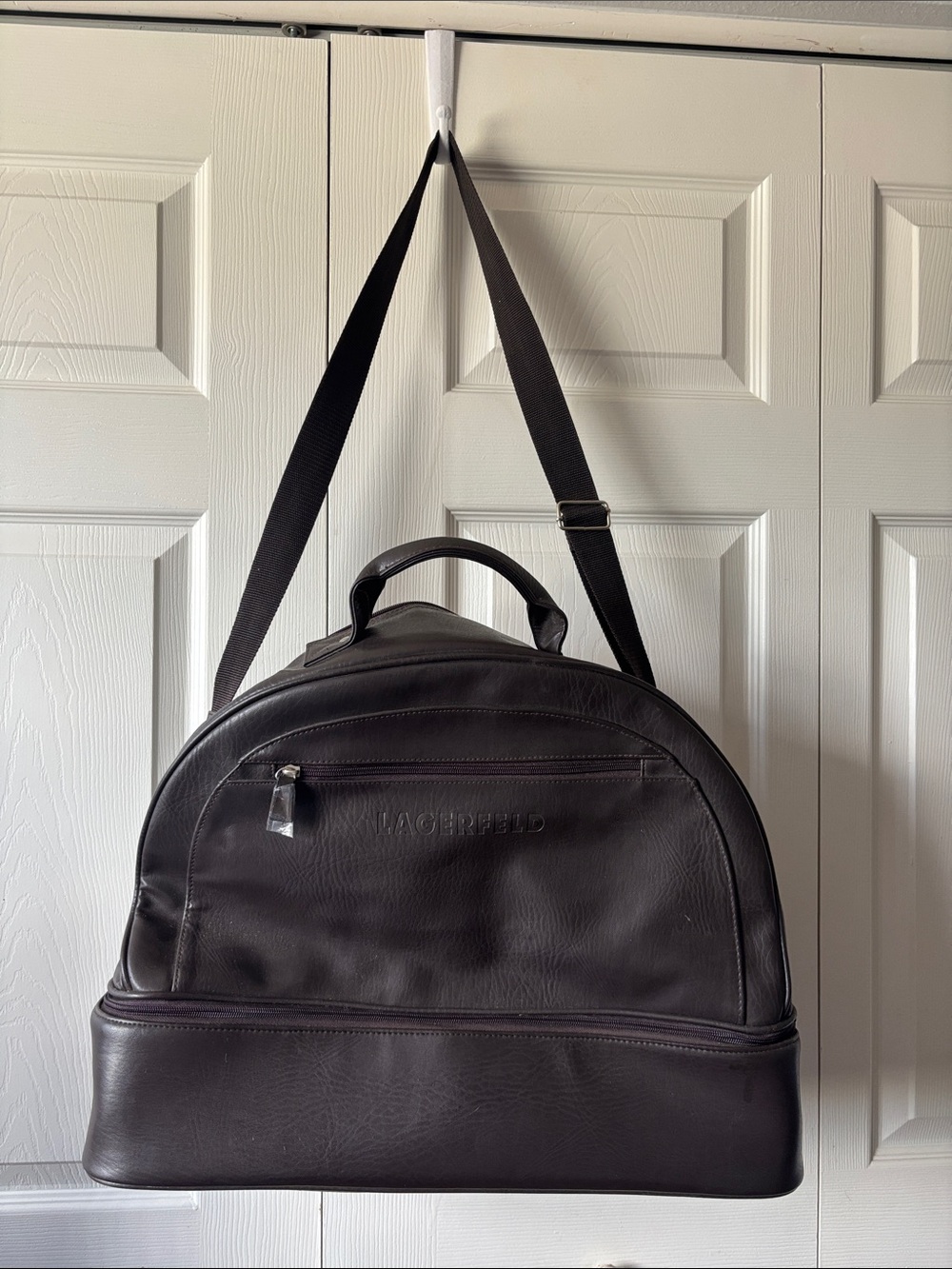 Karl Lagerfeld Vintage Brown Duffle Bag
